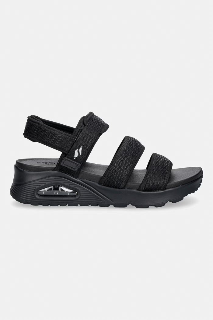 Skechers sandały trekkingowe damskie UNO SANDAL 120017 czarny SS26