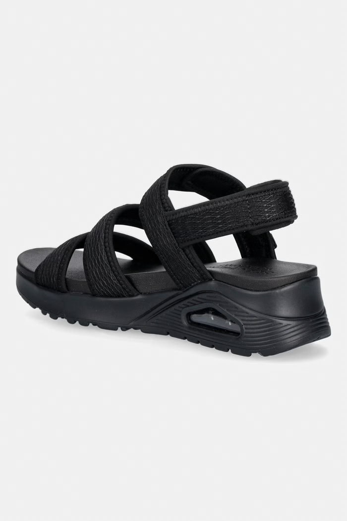 Obuwie Skechers sandały trekkingowe damskie UNO SANDAL 120017 czarny