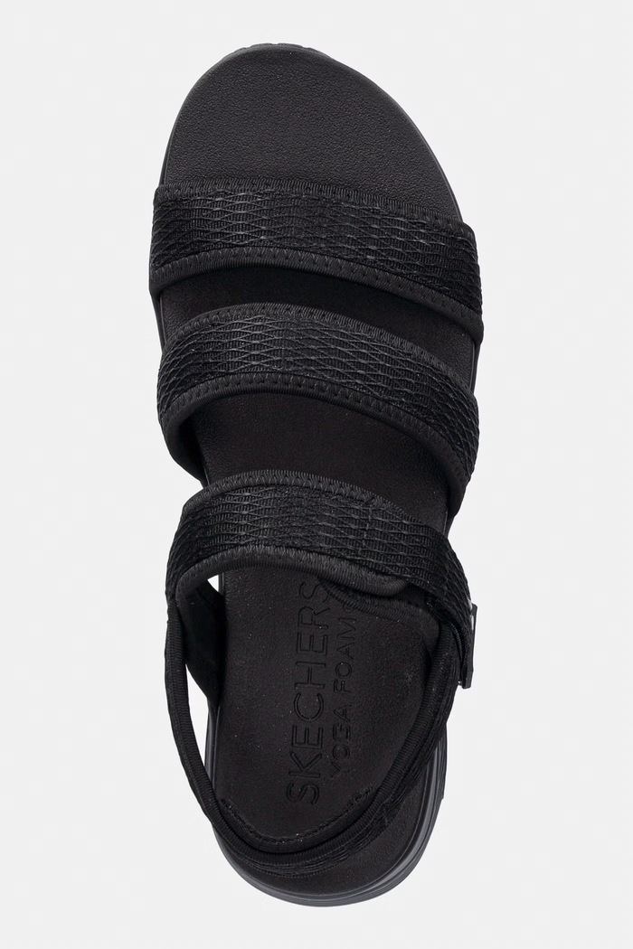 Skechers sandały trekkingowe damskie UNO SANDAL czarny 120017