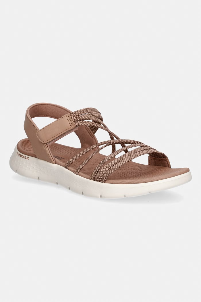 Dámske sandále Skechers GO WALK FLEX béžová 141473