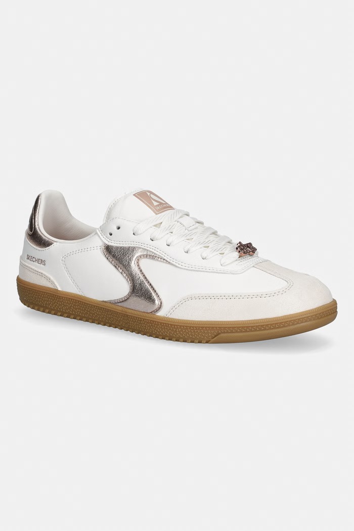 Tenisky Skechers HOTSHOT imitácia kože biela 185236