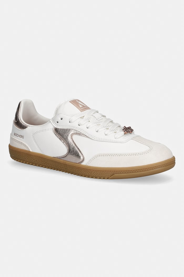 Tenisky Skechers HOTSHOT imitácia kože biela 185236