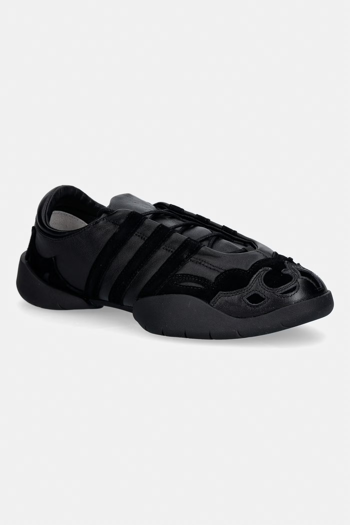 Δερμάτινα sneakers Y-3 REGU 2002 λείο δέρμα μαύρο KI0873