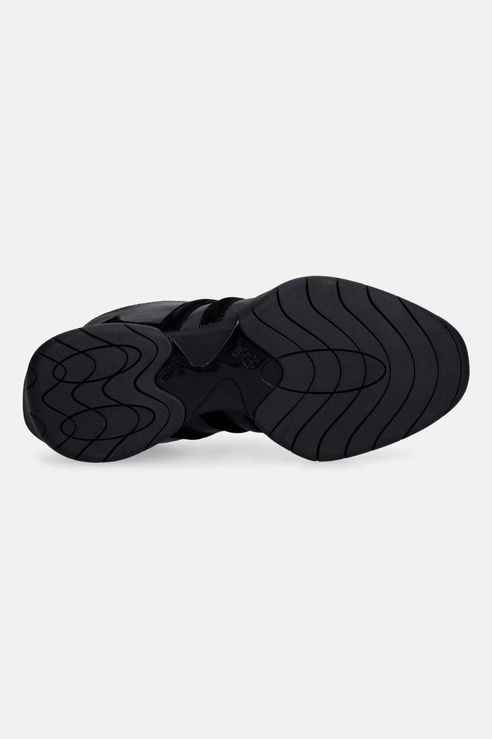 Δερμάτινα sneakers Y-3 REGU 2002 KI0873 μαύρο
