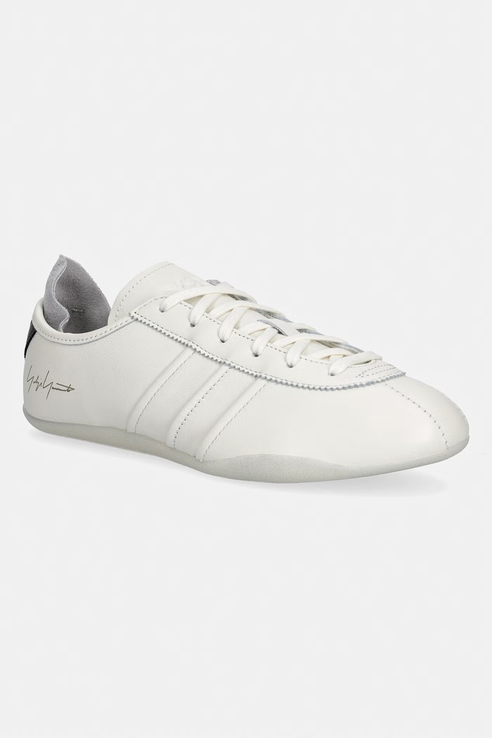 Δερμάτινα sneakers Y-3 TOKYO φλατ μπεζ KI0882