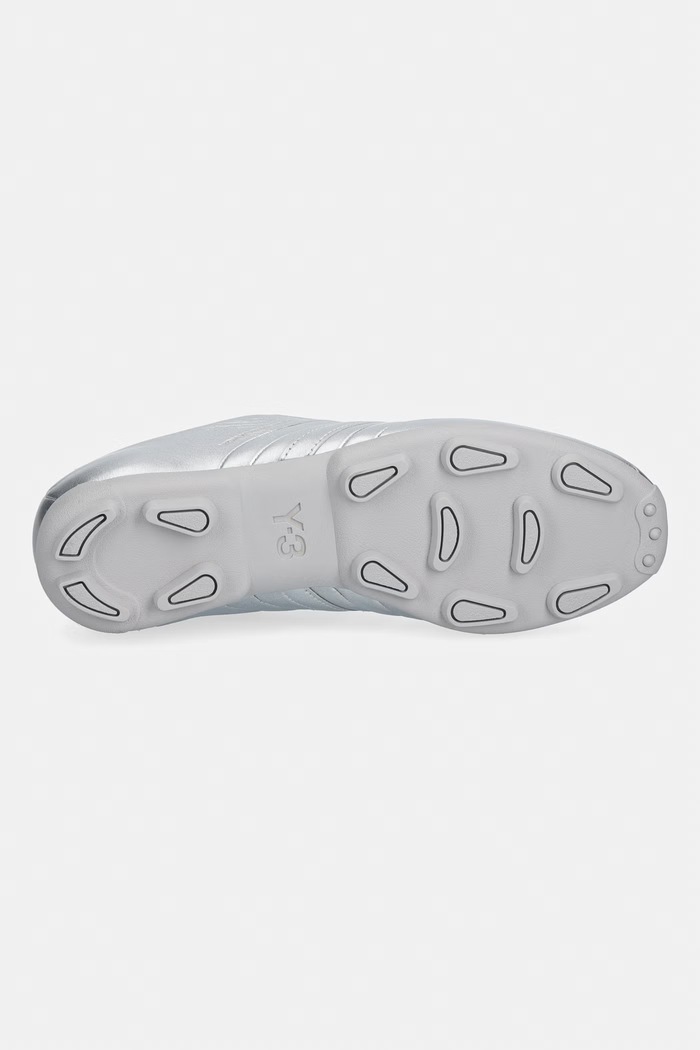Δερμάτινα sneakers Y-3 FIELD KI7112 ασημί