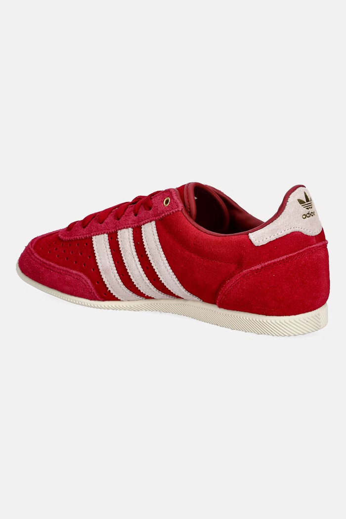Scarpe adidas Originals JAPAN W sneakers da donna in scamoscio KJ6155 rosso