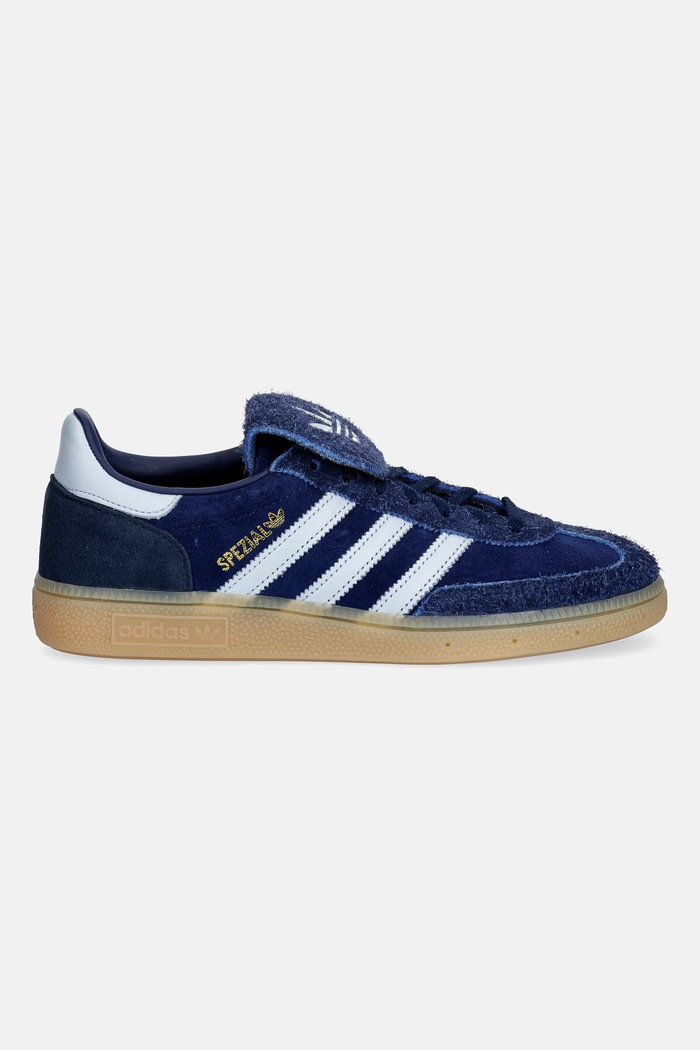Замшевые кроссовки adidas Originals HANDBALL SPEZIAL LT W KJ6217 тёмно-синий SS26