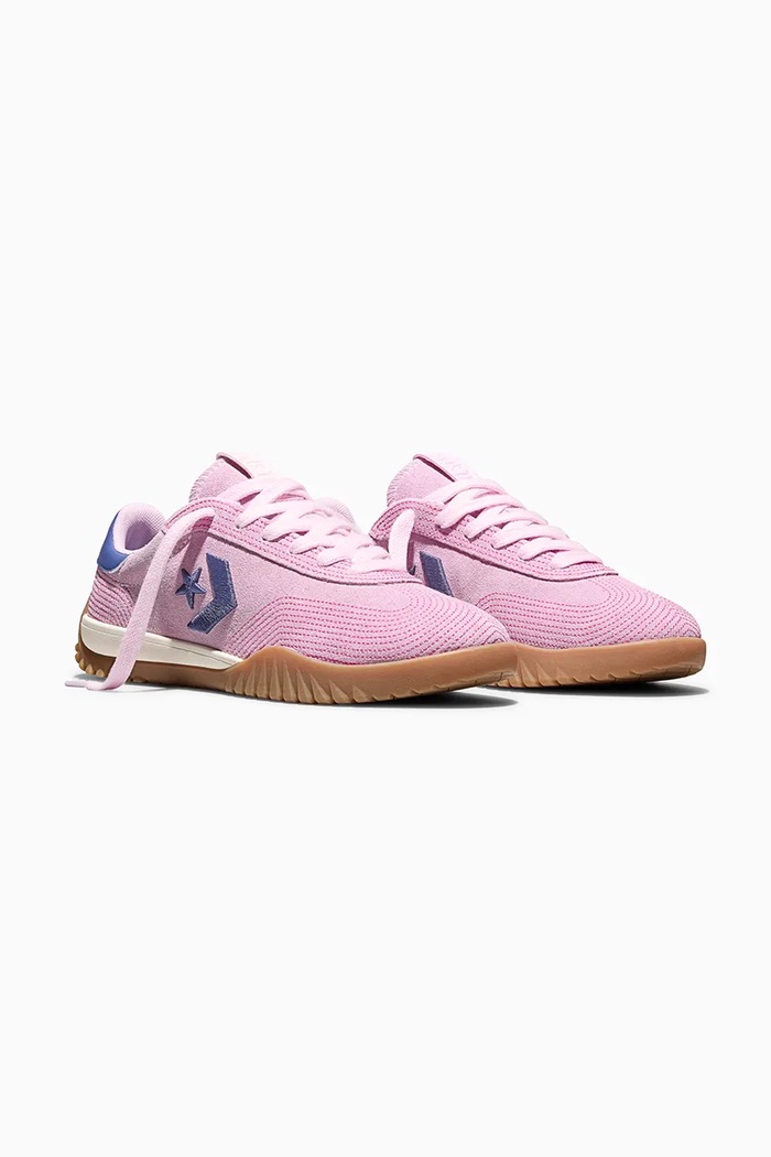 Converse sneakersy zamszowe Run Star Trainer A16076C różowy SS26