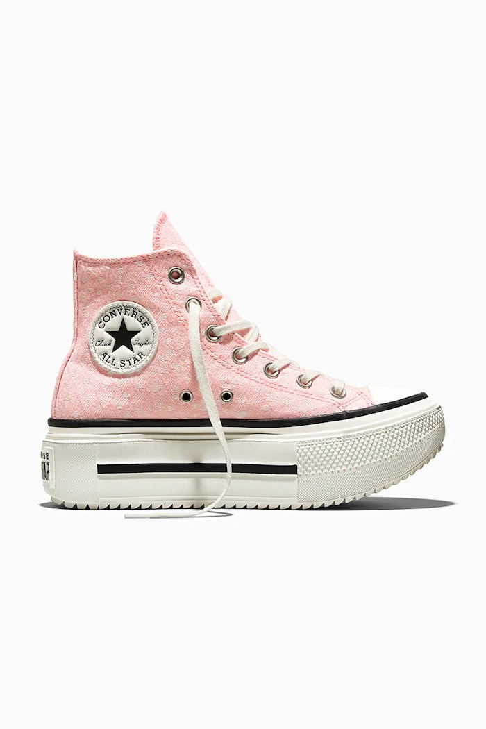 Tenisky Converse Ctas Double Stack platforma ružová A17882C