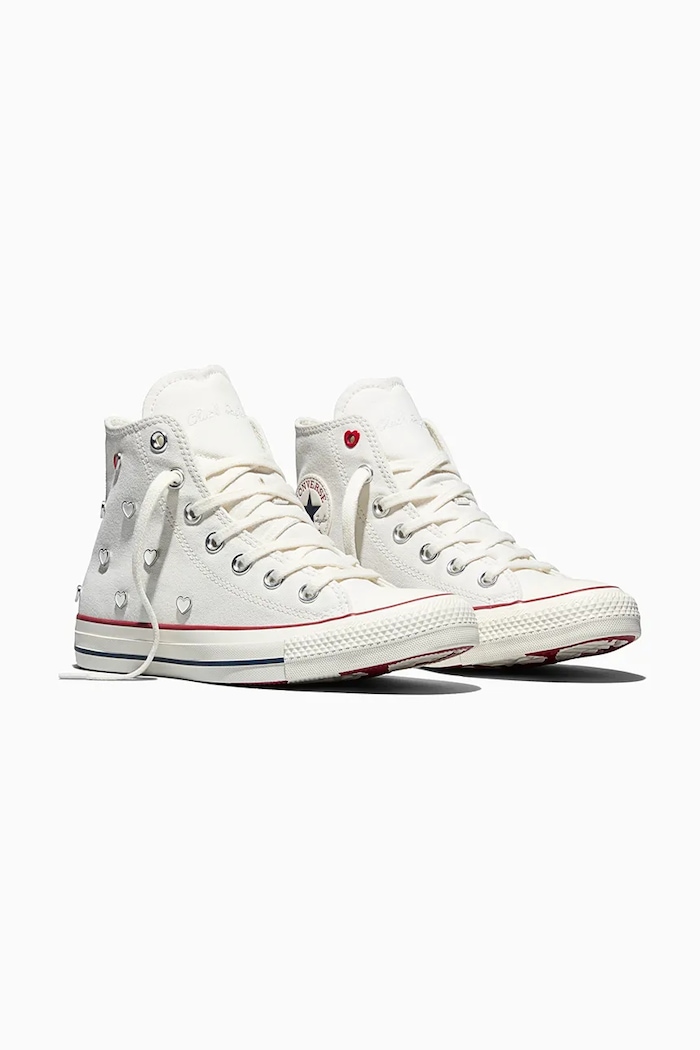 Încălțăminte Converse Tenisi Chuck Taylor All Star Valentine's Day A19055C alb