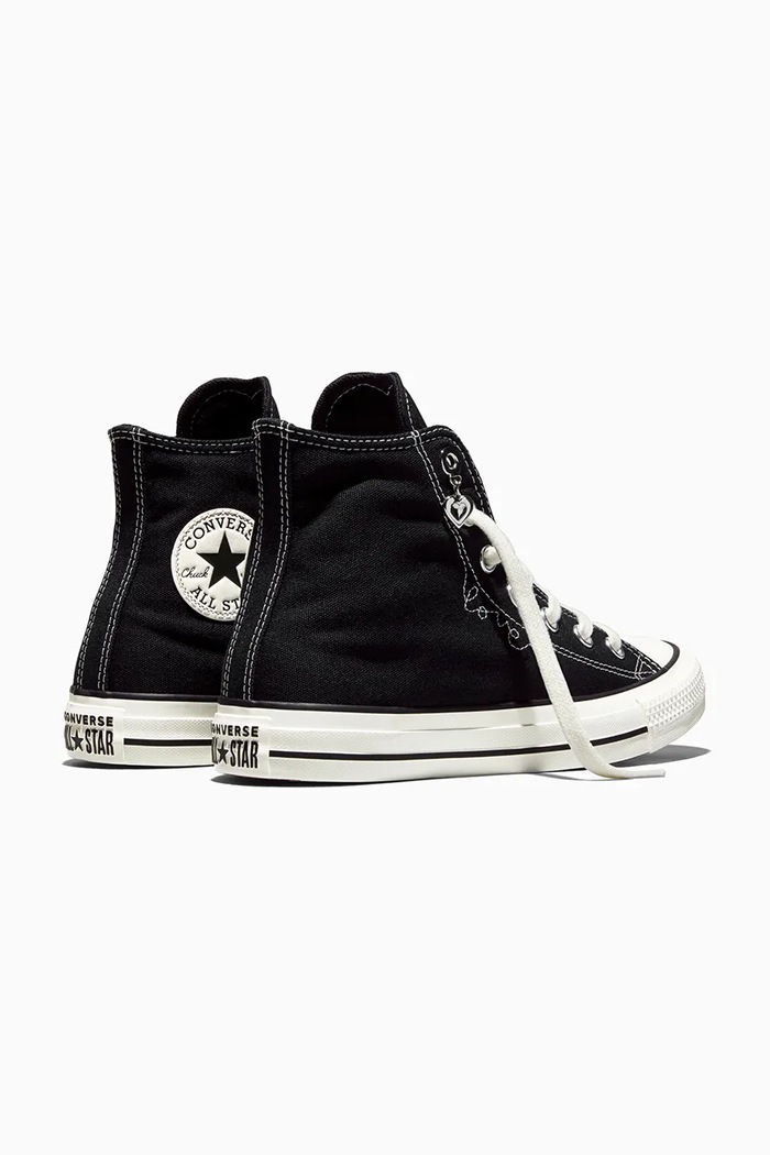 Obuv Detské tenisky Converse Chuck Taylor All Star Valentine's Day A19056C čierna