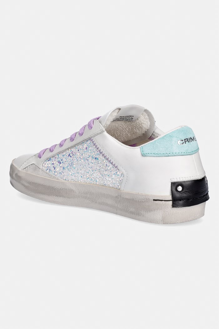 Încălțăminte Crime London sneakers DISTRESSED 20000PP7.10 alb