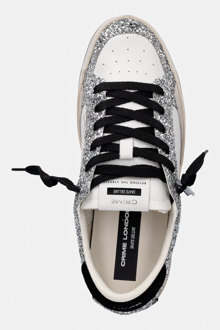 Crime London sneakersy SK8 DELUXE srebrny 25117II8.25