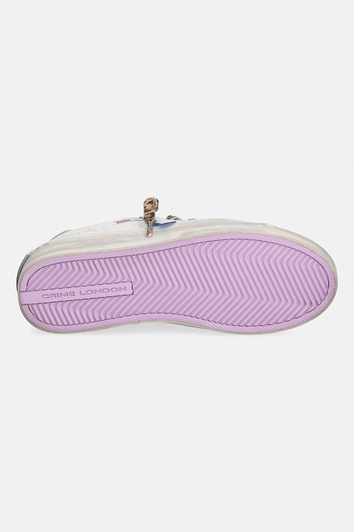Δερμάτινα sneakers Crime London SK8 DELUXE 29101PP8.10 λευκό