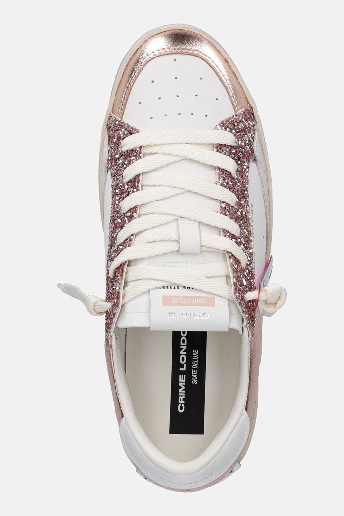 Crime London sneakersy SK8 DELUXE biały 29104PP8.73
