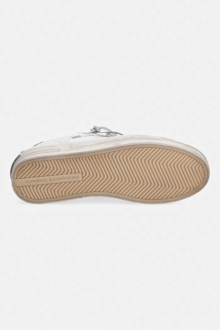 Crime London sneakersy skórzane SK8 DELUXE 29111PP8.10 biały