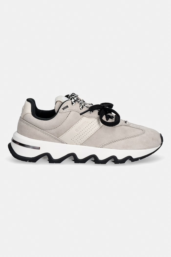 Sorel sneakers din piele întoarsă KINETIC EMBER LX 2170651102 bej SS26
