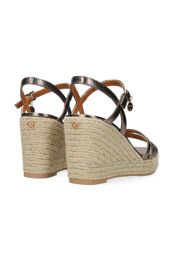 Încălțăminte Mexx espadrile wedges pentru femei NOEMI PAKINA Heeled sandal MI001603361W maro