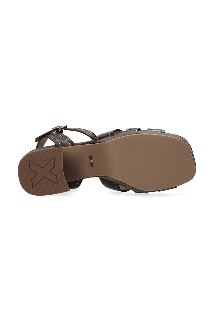 Mexx sandále na podpätku TOBIE NICKY Heeled sandal MI001603061W hnedá