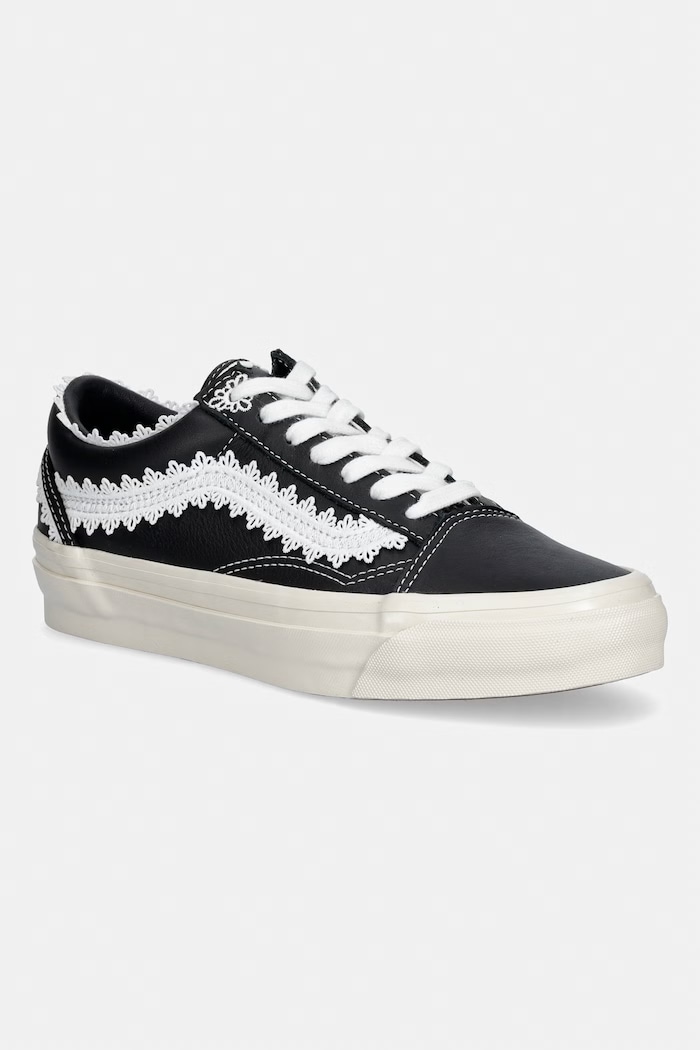 Vans LX Old Skool πάνινα sneakers Γυναικεία δερμάτινα μαύρο VN000D9VY281