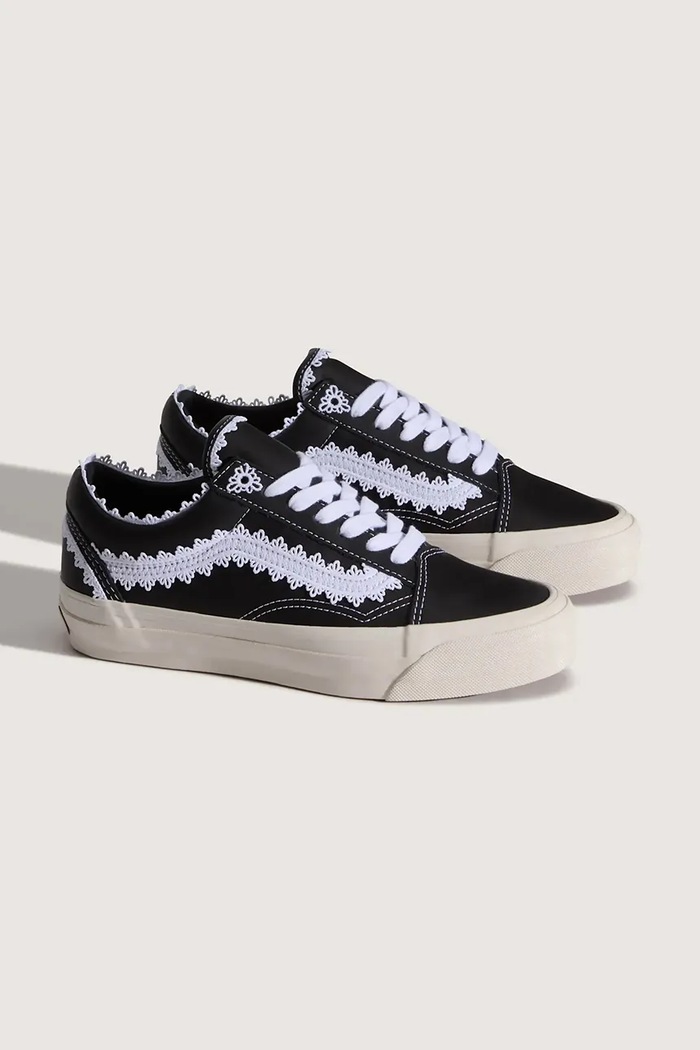 Vans LX Old Skool teniși pentru femei, din piele VN000D9VY281 negru SS26