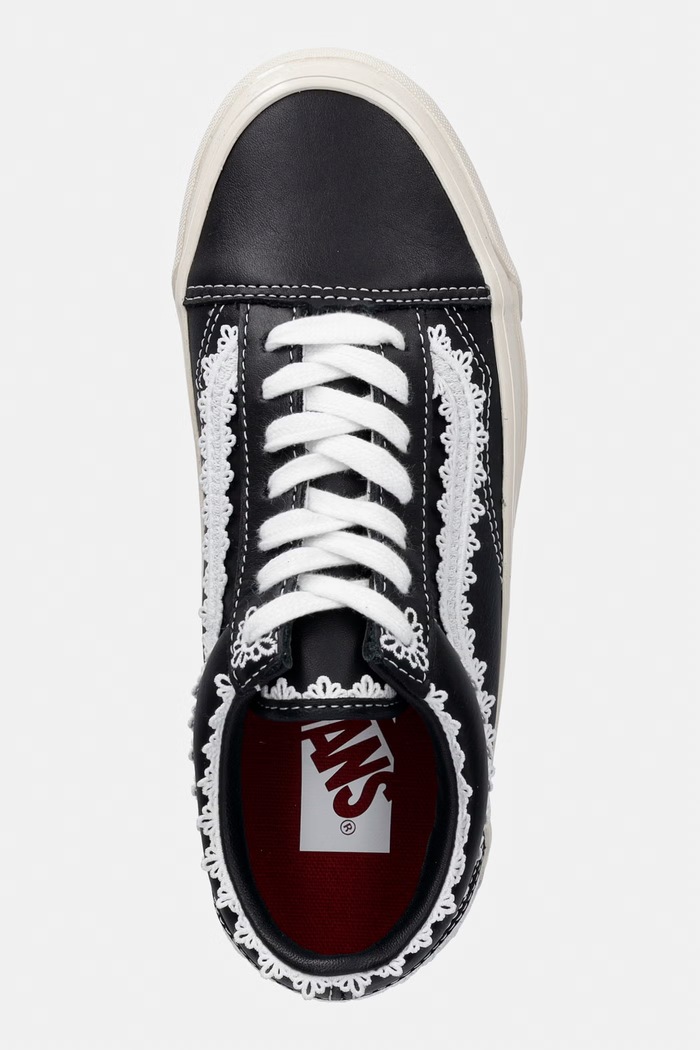 Vans LX Old Skool πάνινα sneakers Γυναικεία δερμάτινα μαύρο VN000D9VY281