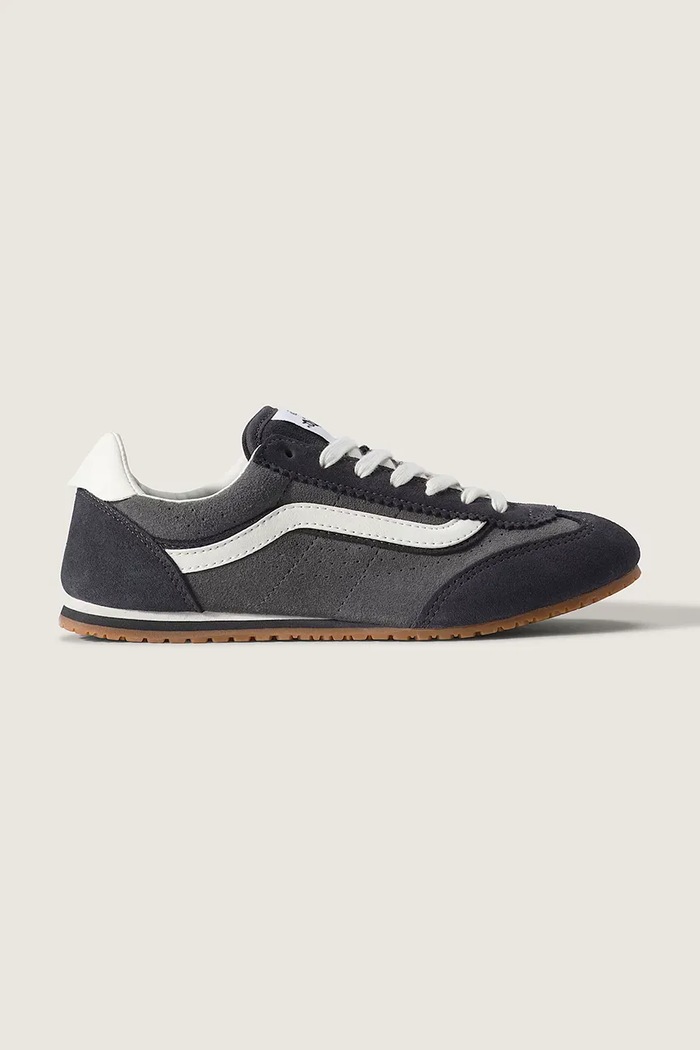 Vans Super Lowpro dámske semišové tenisky čierna VN000D83PWT1