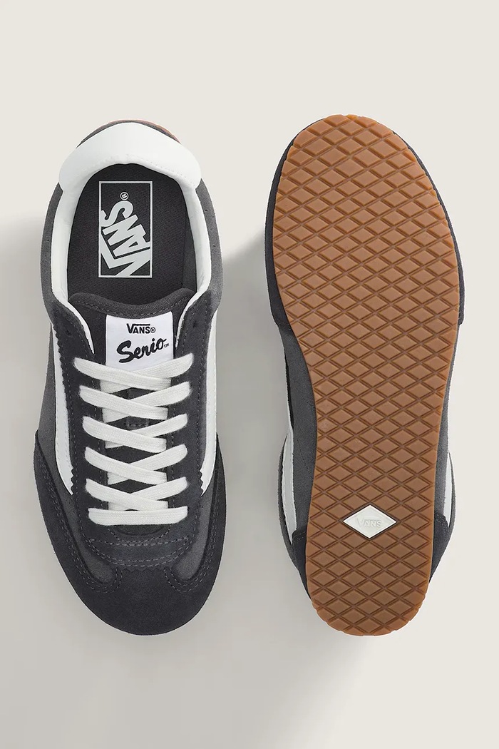 Vans Super Lowpro dámske semišové tenisky čierna VN000D83PWT1