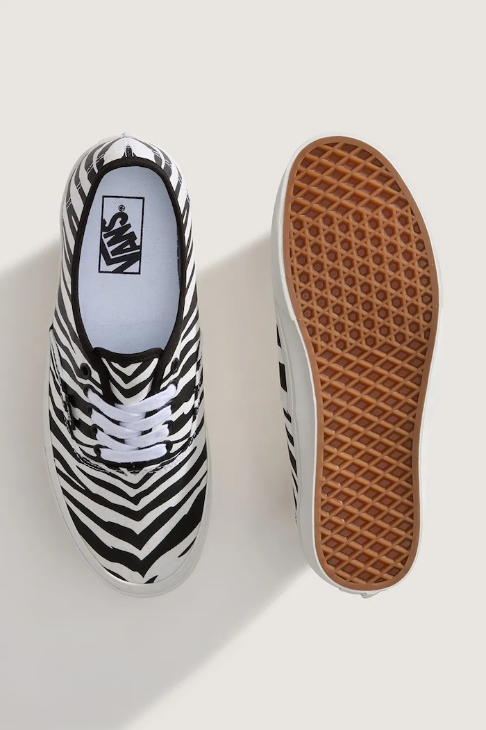 Vans Authentic Zebra sneakers da donna basse bianco VN000D7YZBR1