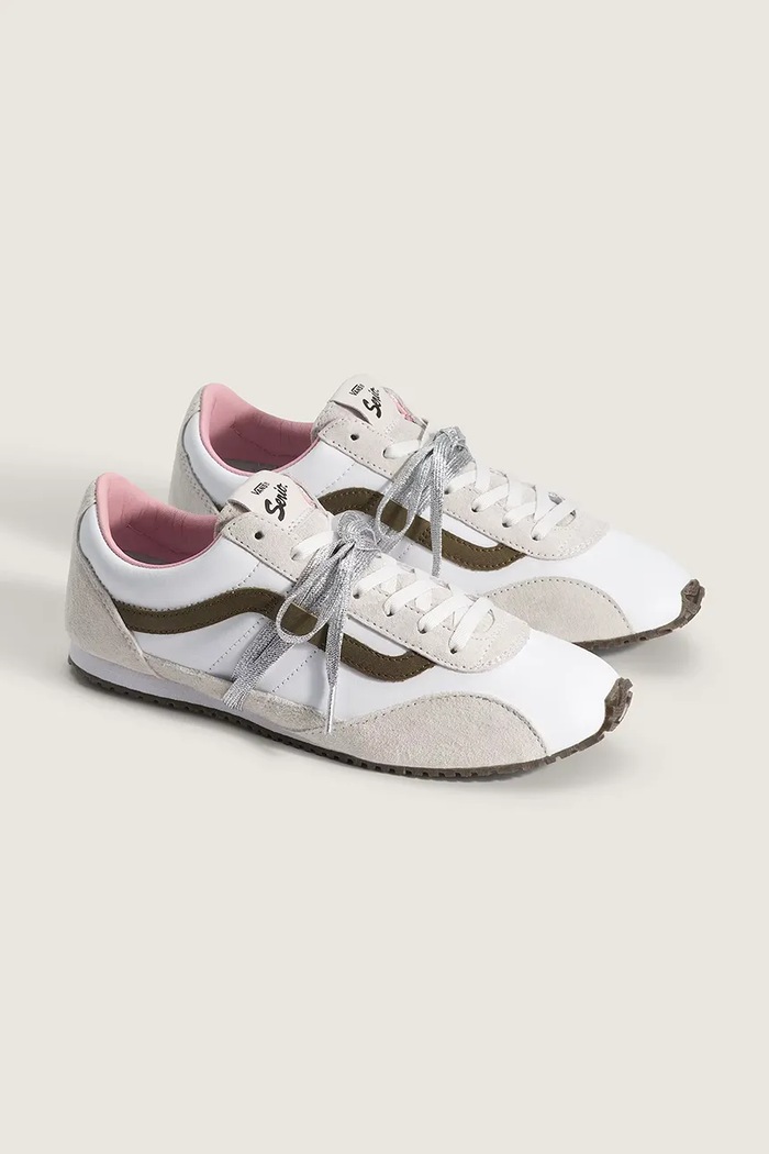 Vans LX SLP Trainer tenisky dámske kožené VN000EHQCJ71 béžová SS26