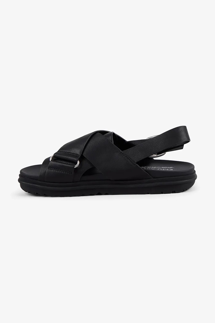 Emu Australia sandále dámske kožené Faye čierna W13246.BLAK