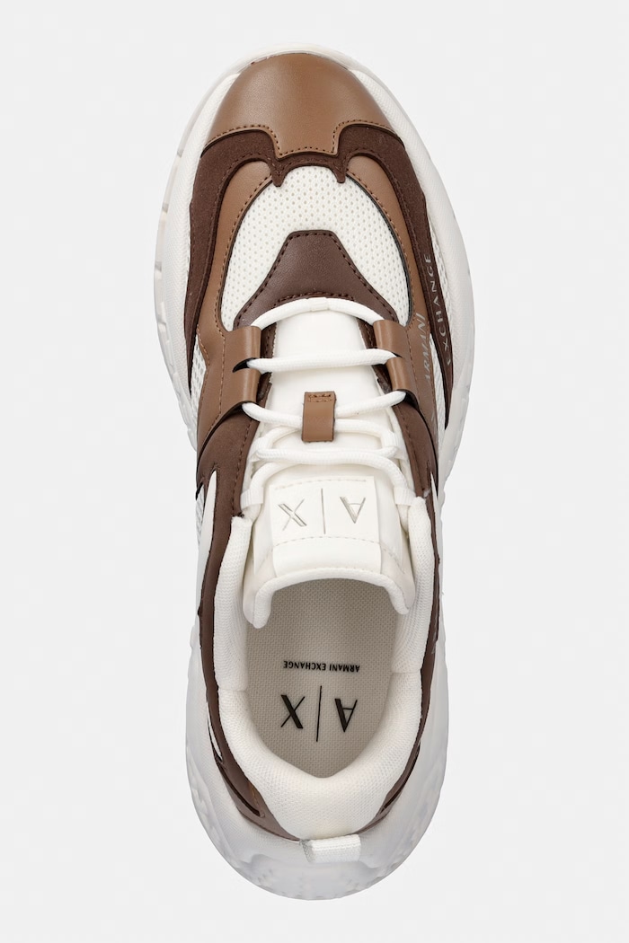 Armani Exchange sneakers pentru femei maro XDX120.XV708.MZ743