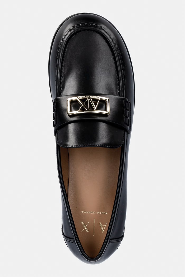 Armani Exchange Мокасины для женщин чёрный XW002579.AF17474.UC001
