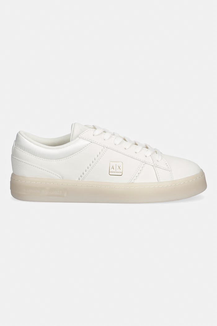 Armani Exchange sneakers pentru femei XW002782.AF25079.M0107 alb SS26