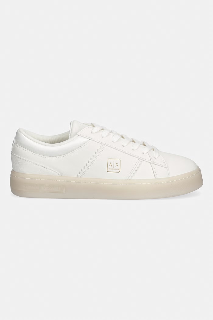 Armani Exchange sneakers pentru femei XW002782.AF25079.M0107 alb SS26