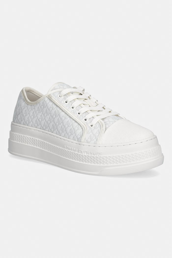Tenisky Armani Exchange platforma biela XW002786.AF23055.M0107