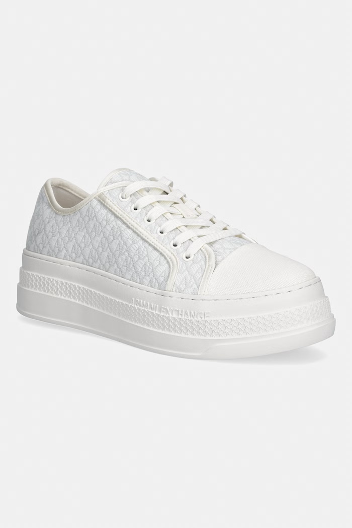 Tenisky Armani Exchange platforma biela XW002786.AF23055.M0107