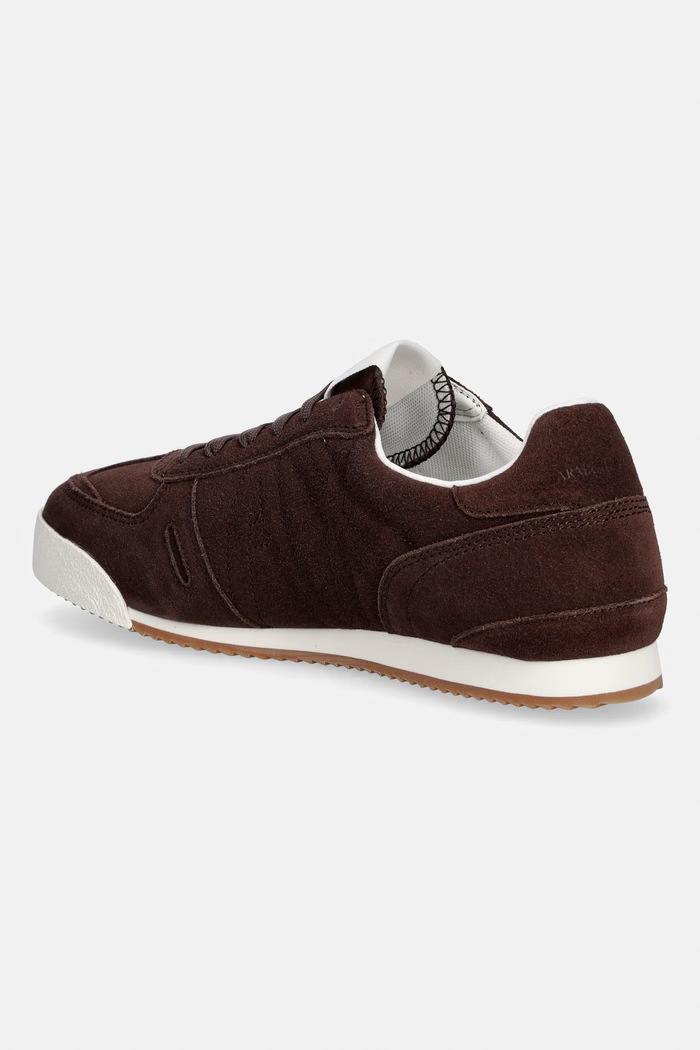 Обувь Armani Exchange кроссовки женские замшевые XW002794.AF19687.U6018 коричневый