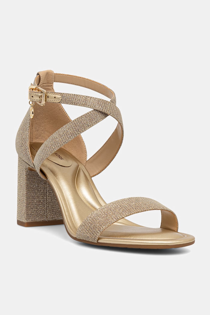 MICHAEL Michael Kors sandały Alexa Flex Mid Sandal słupek złoty 40S6AXMS1D.740