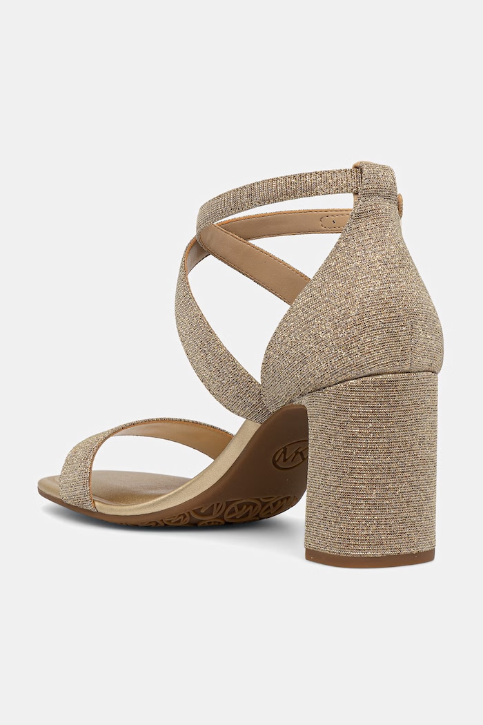 Obuwie MICHAEL Michael Kors sandały Alexa Flex Mid Sandal 40S6AXMS1D.740 złoty