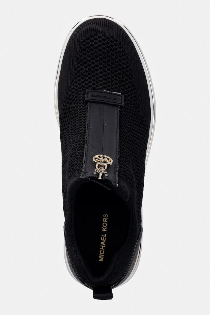 MICHAEL Michael Kors sneakersy Emmy Wedge Zip Slip On czarny 43R6EMFP3D.212