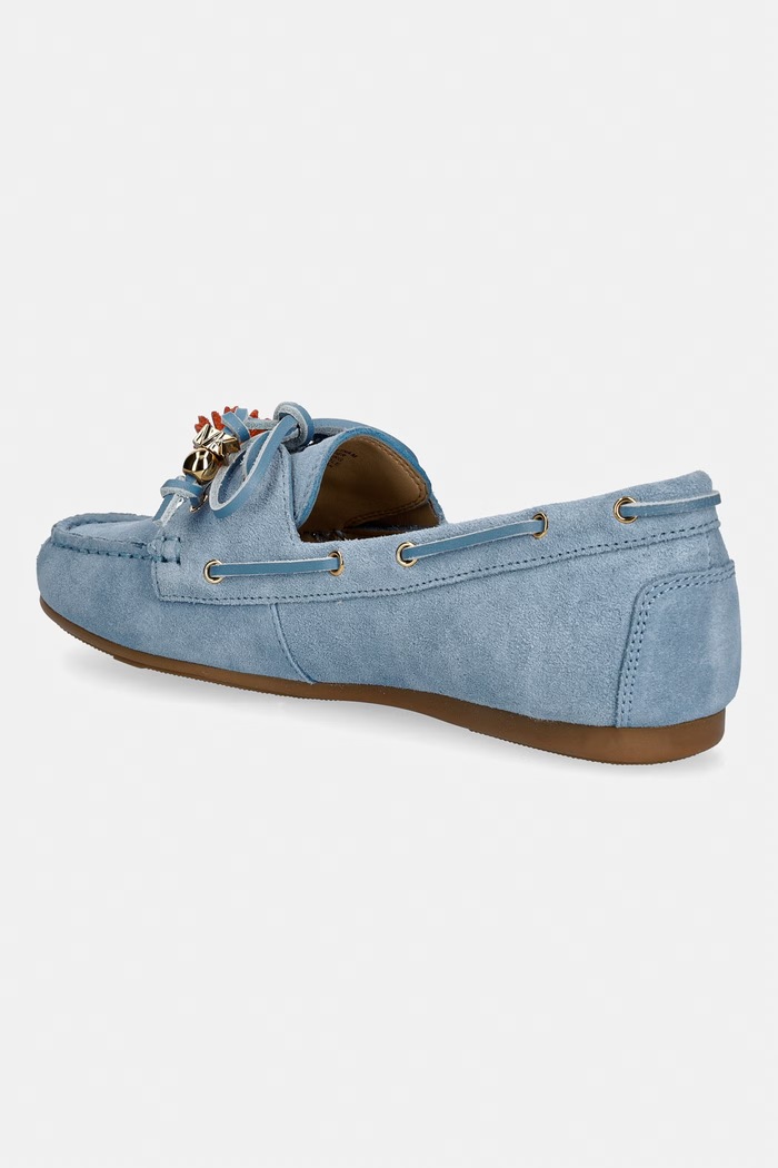 Obuv Semišové mokasíny MICHAEL Michael Kors Fallon Moc 40S6FAFR2S.464 modrá