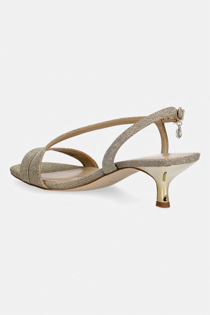 Obuv Sandále na nízkom podpätku MICHAEL Michael Kors Jaida Kitten Sandal 40S6JDMS1D.740 zlatá