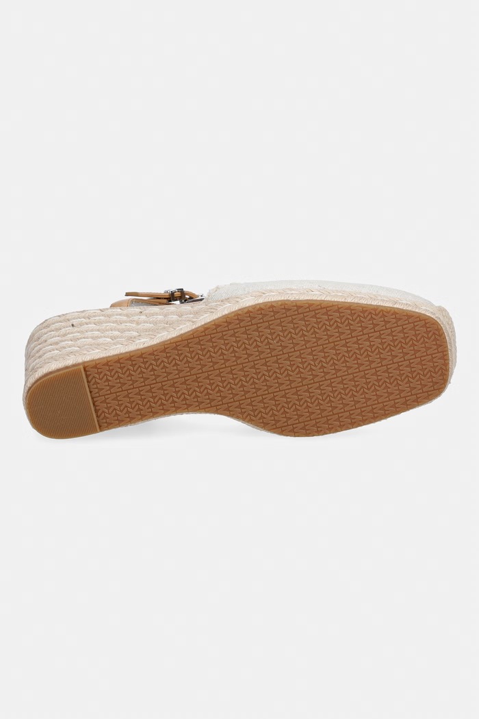 MICHAEL Michael Kors dámske espadrilky na platforme Kenzie Wedge 40S6KZMS2D.191 béžová