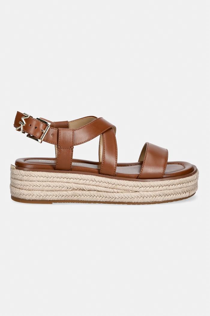 MICHAEL Michael Kors sandale pentru femei Lynn Espadrille Sandal 40S5LYFS1L.230 maro AA00