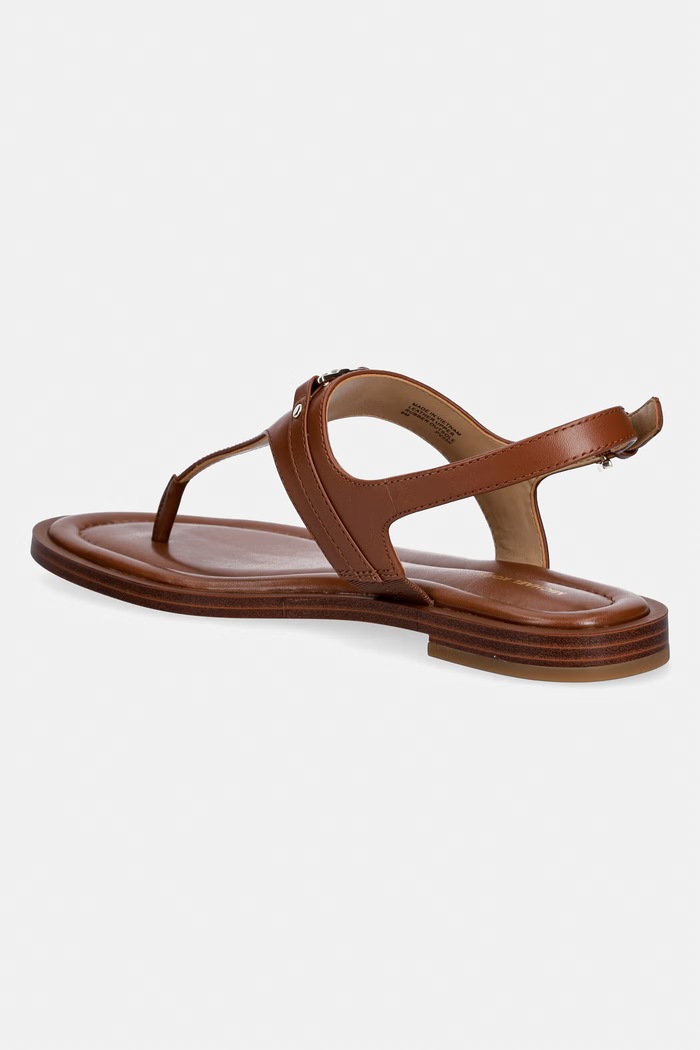 Obuv MICHAEL Michael Kors sandále dámske kožené Mandy Thong Sandal 40S5MAFS4L.230 hnedá