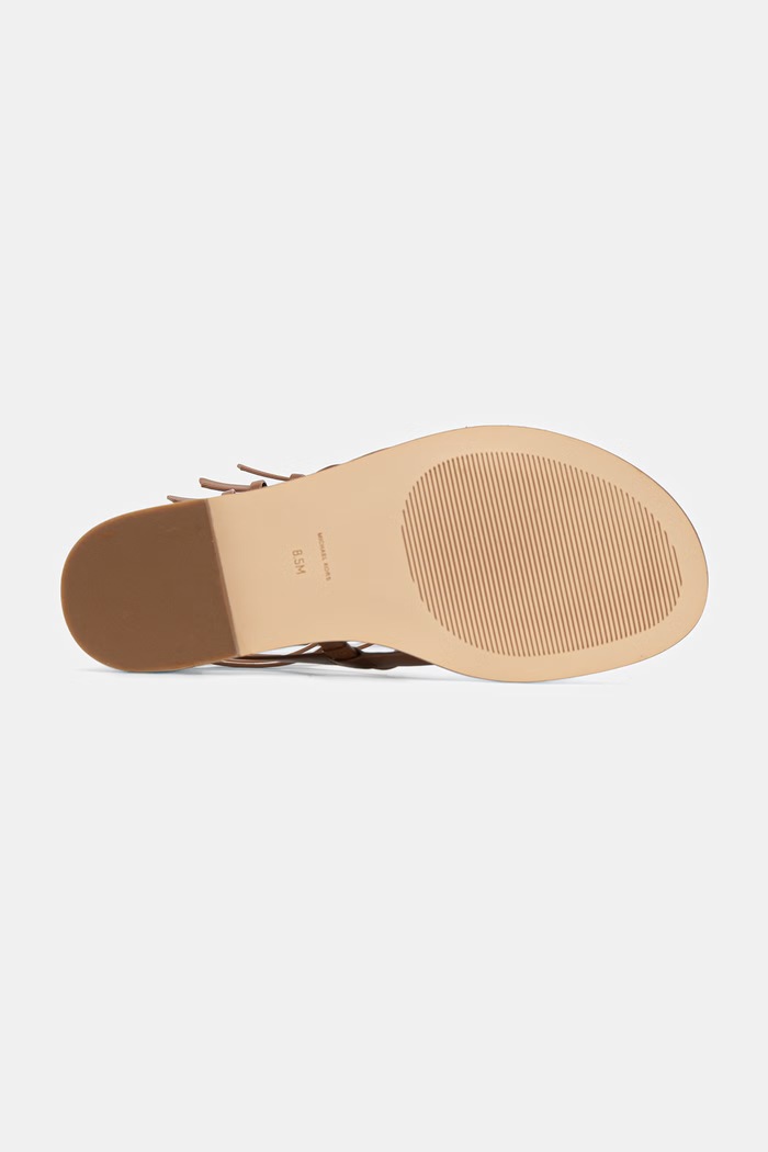 Kožené sandále MICHAEL Michael Kors Noa High Sandal 40S6NOFS3L.230 hnedá