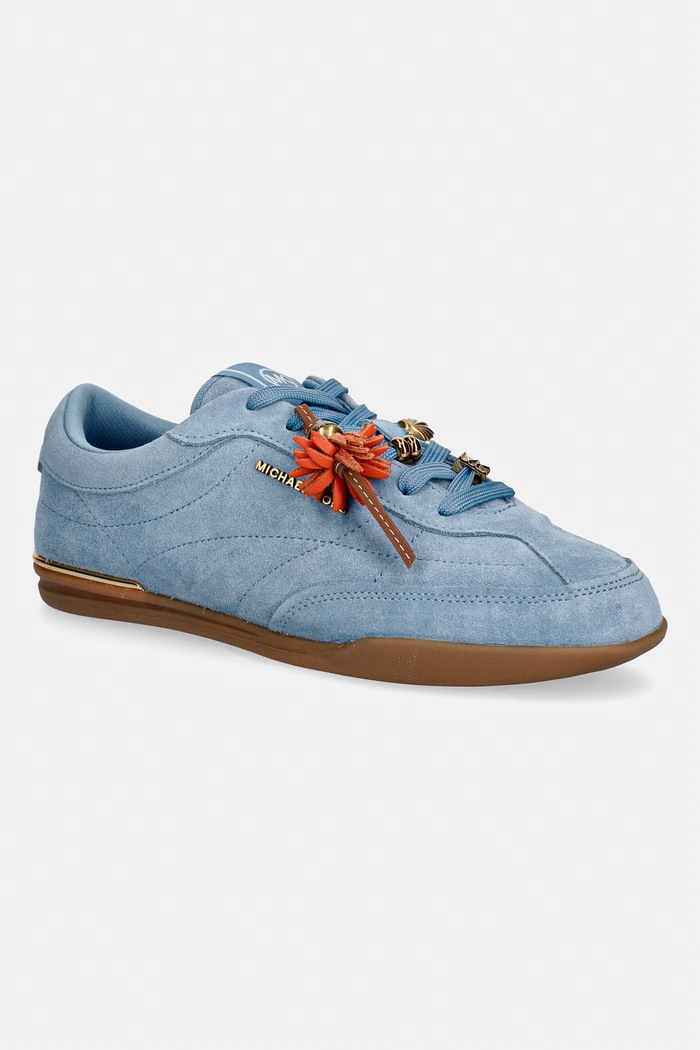 MICHAEL Michael Kors sneakersy zamszowe Nolan Lace Up pozostałe niebieski 43S6NOFS2S.464