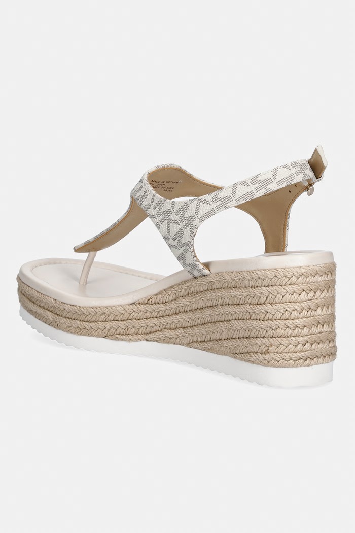 Scarpe MICHAEL Michael Kors sandali Val Thong Wedge 40S6VAMS1B.150 beige